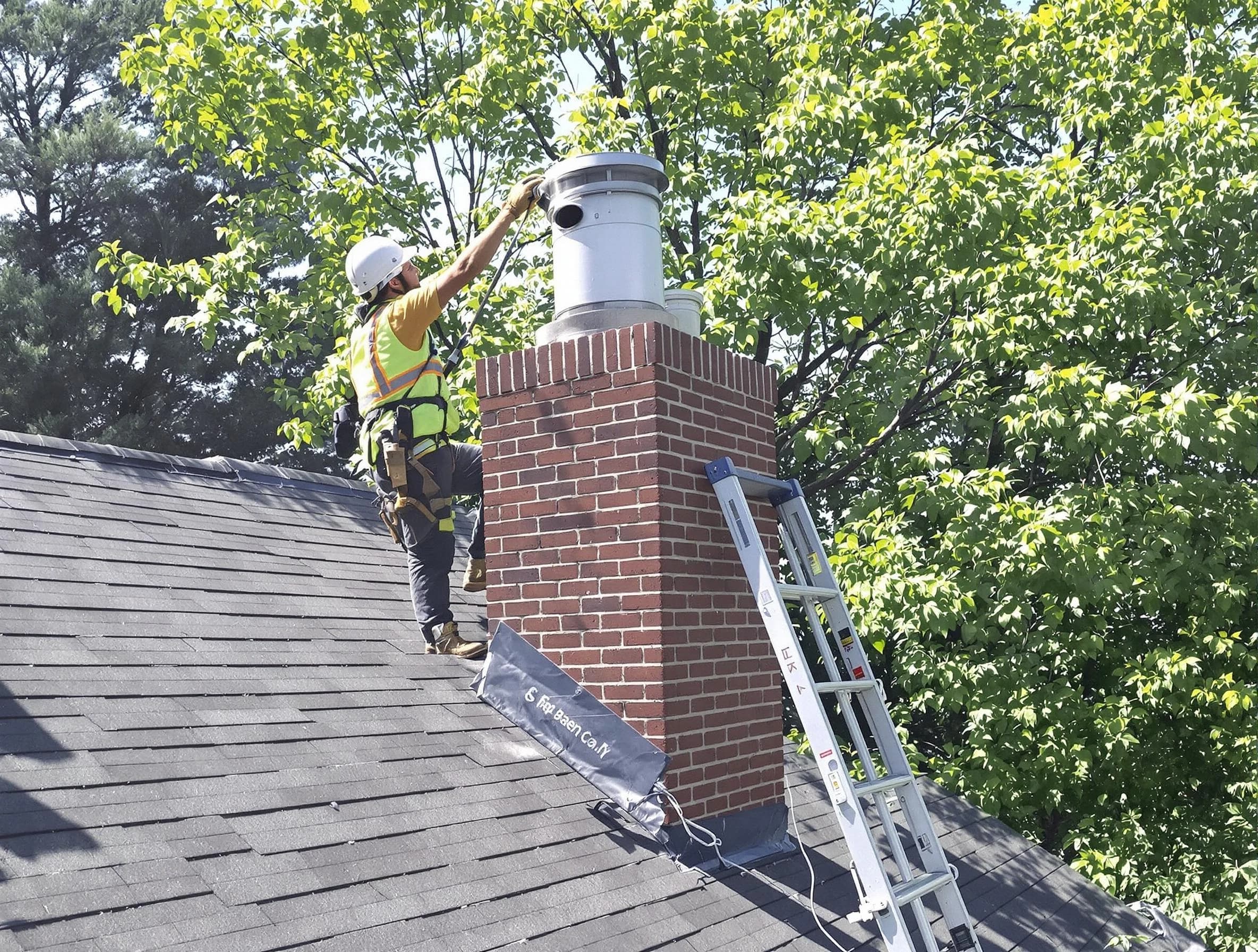 Chimney liner inspection by Dove Valley Chimney Sweep in Dove Valley, CO