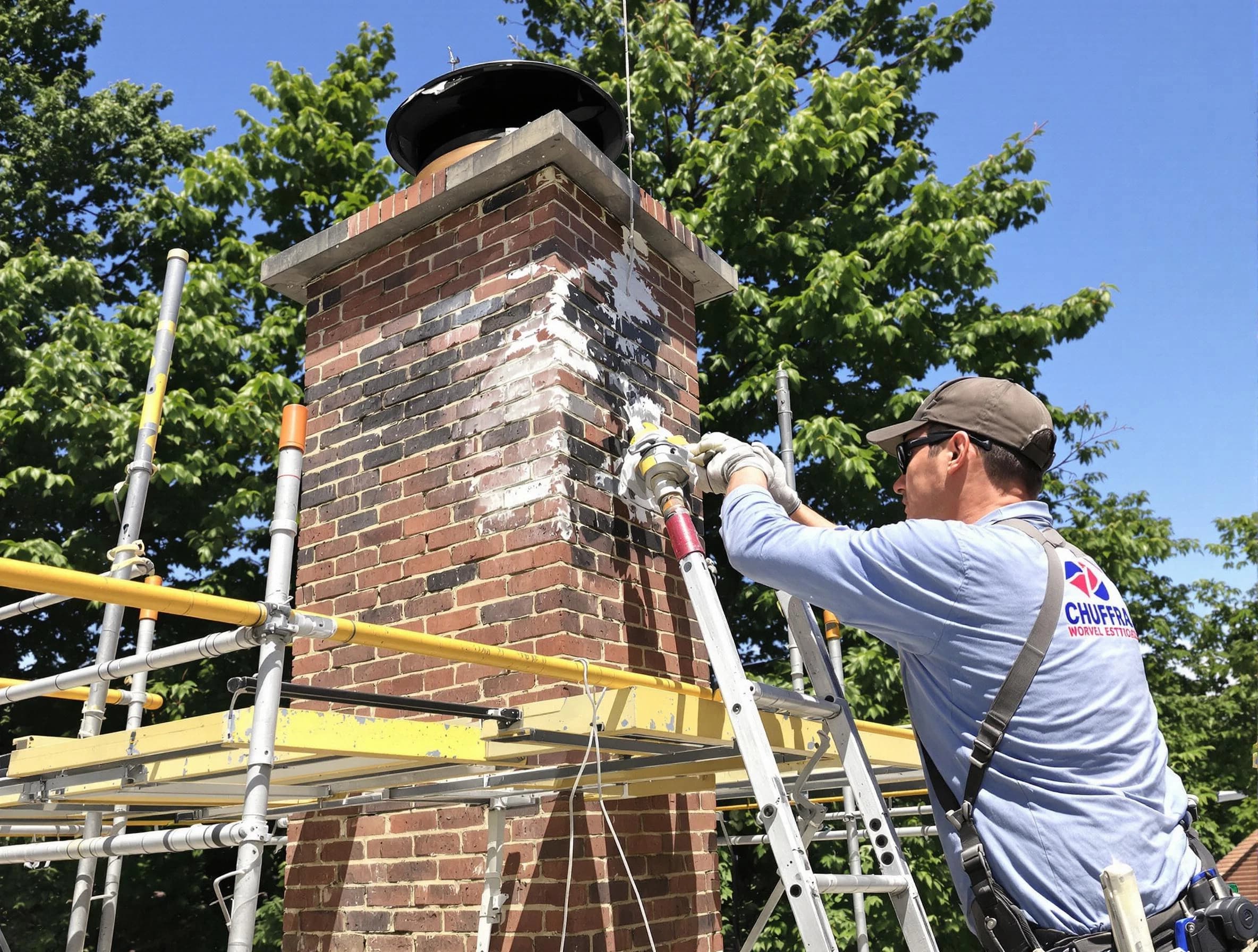 Structural chimney repair by Dove Valley Chimney Sweep in Dove Valley, CO