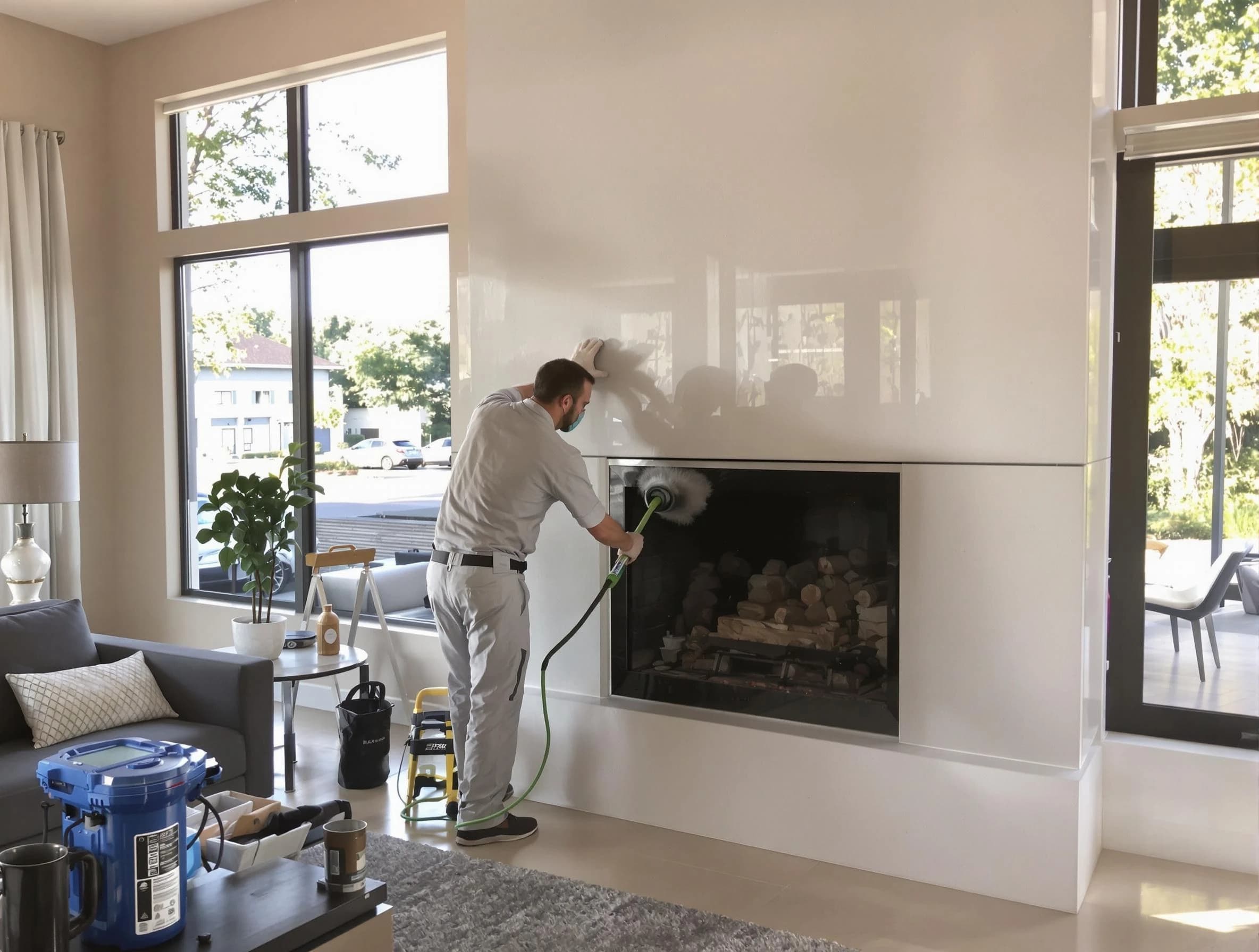 Dove Valley Chimney Sweep performing thorough soot removal in Dove Valley, CO