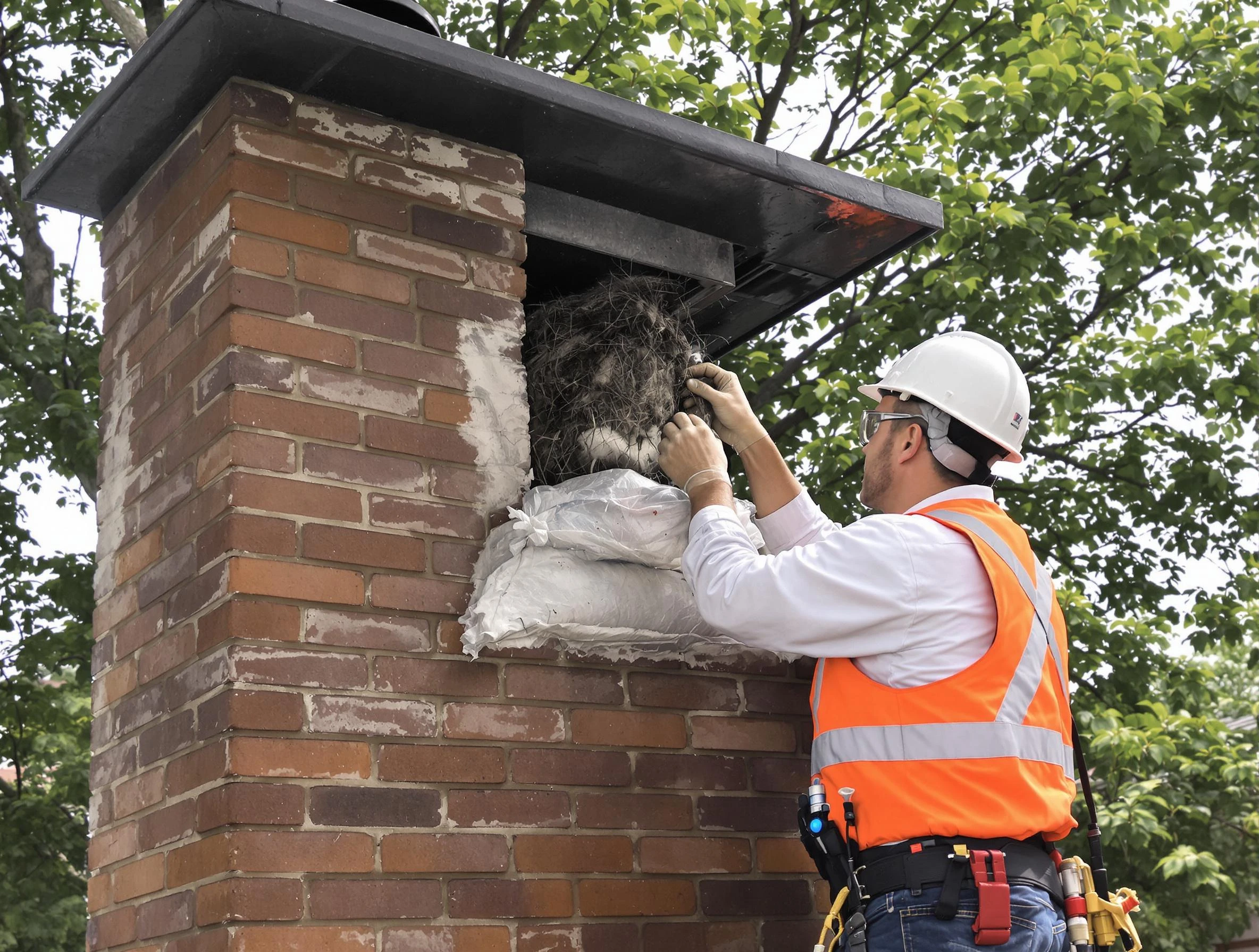Humane removal of debris and animals by Dove Valley Chimney Sweep in Dove Valley, CO