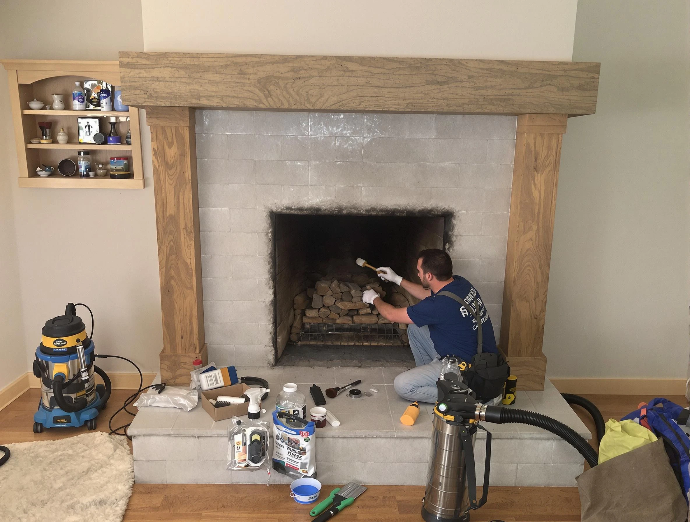 Detailed creosote removal process by Dove Valley Chimney Sweep in Dove Valley, CO